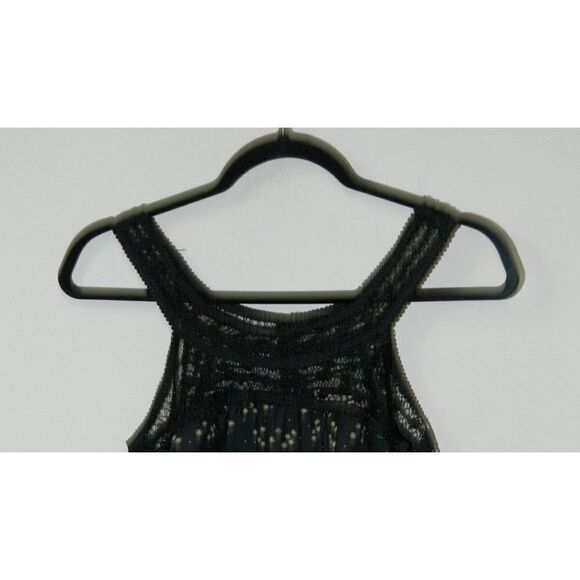 Rebecca Taylor Blouse Black Starburst‎ Printed Silk Lace Trim Size 2 - Picture 3 of 9